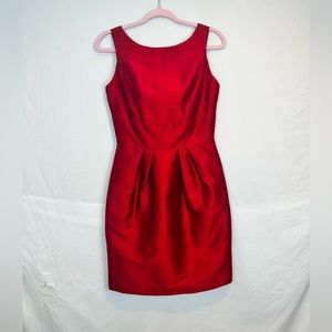 Alfred Sung Low Back with Bow Mini Dress